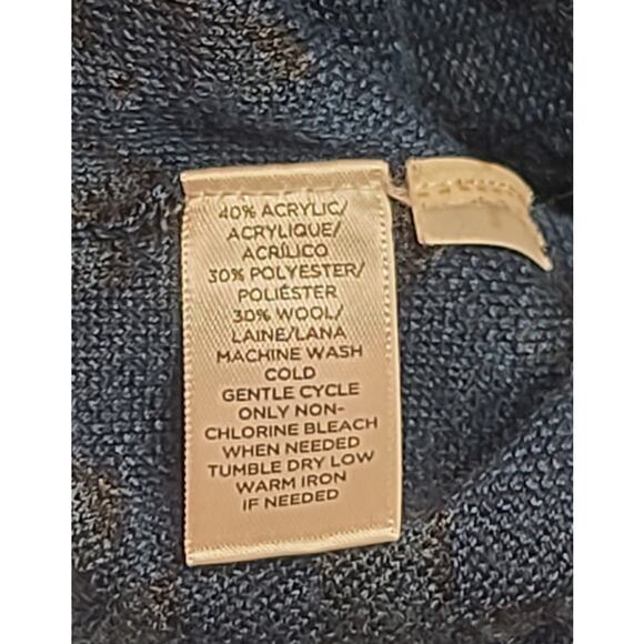 Loft sweater dress leopard wool blend women's small - Picture 5 of 6